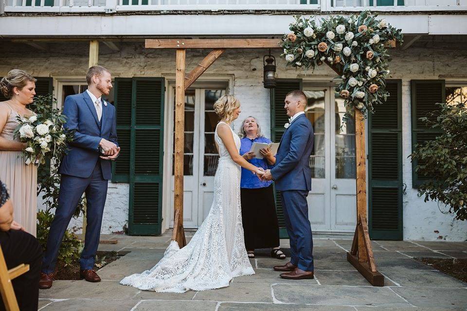 Courtyard ceremony