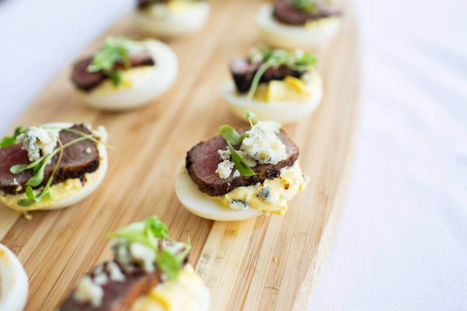 Deviled Eggs with Filet