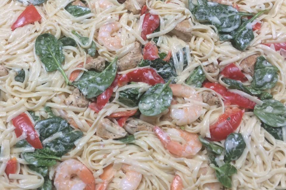 Shrimp Florentine