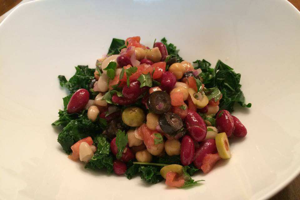 Mixed Bean Salad/ Mustard Vina