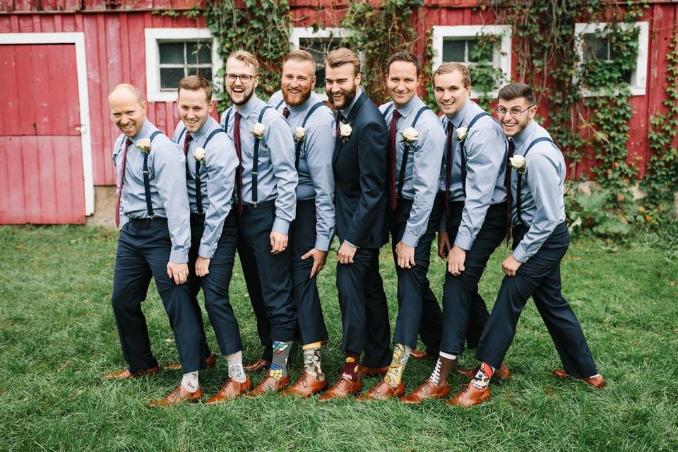 The groomsmen