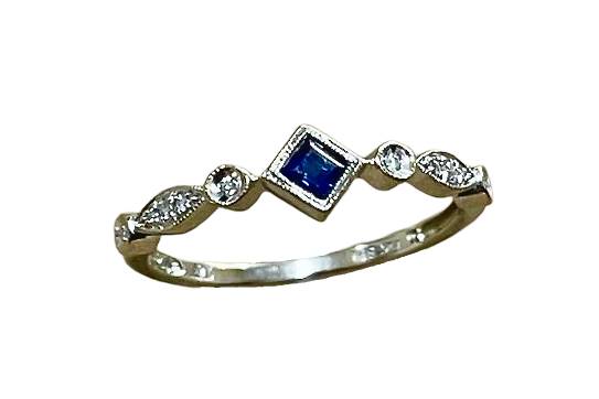 14K White Gold & Diamond
