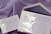 Whimsical wedding invitations (multiple flowers)