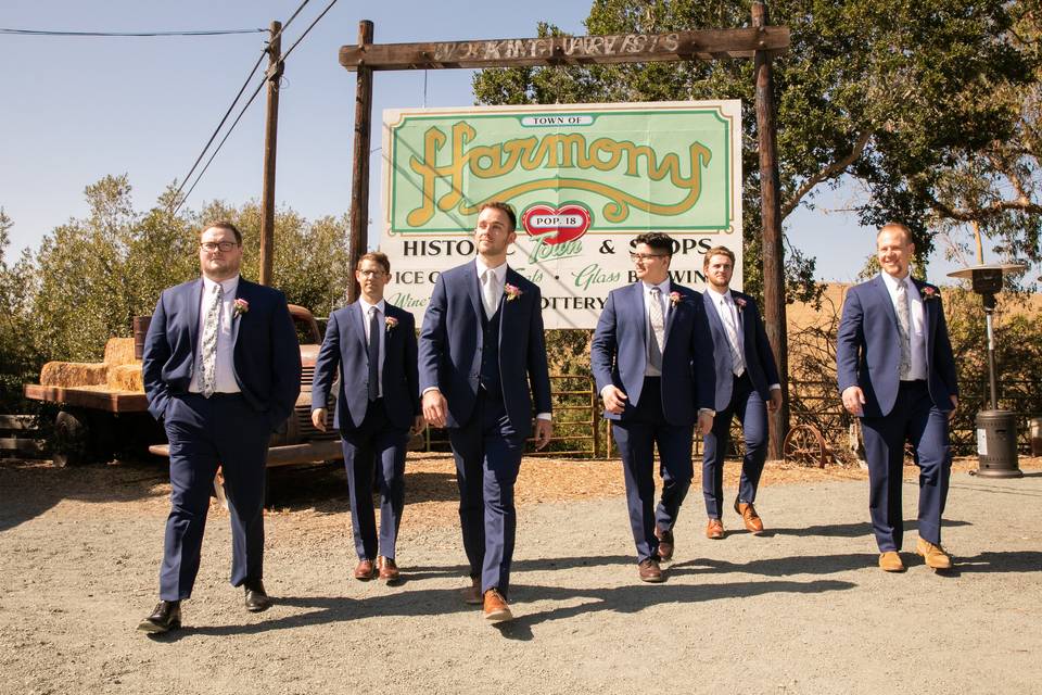 Groom & groomsmen