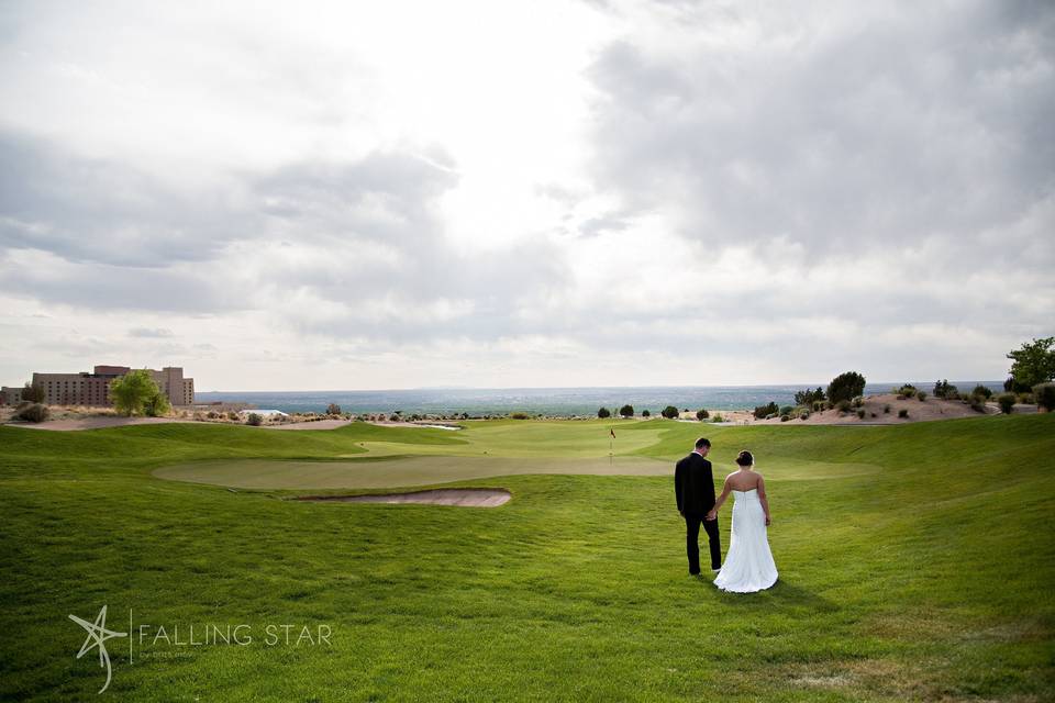 Couple walking