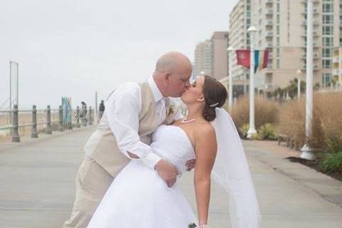 Wedding kiss