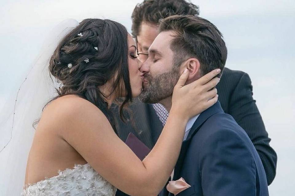 Wedding kiss