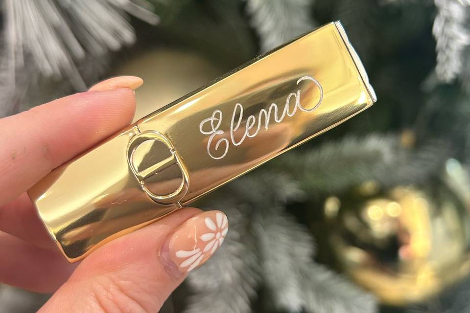 Lipstick Engraving