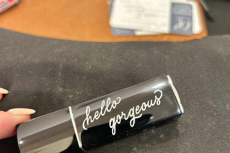 Lipstick Engraving