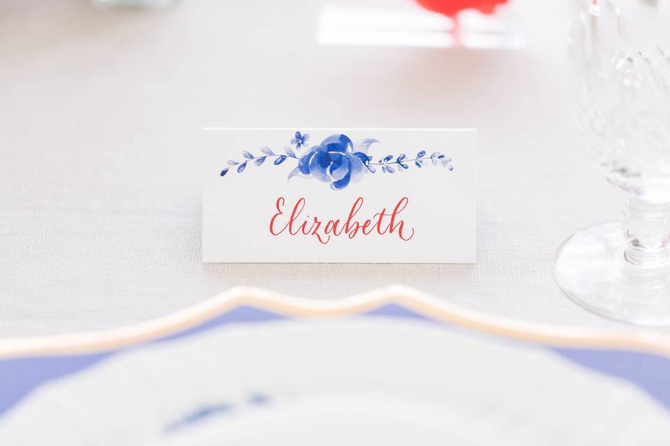 Fine Art Escort Cards