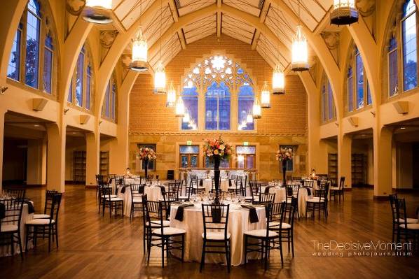 Indoor table set-up