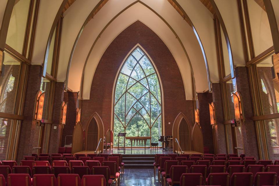 Wedding ceremony area