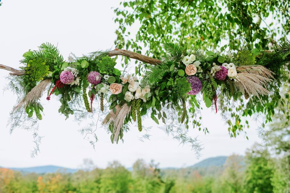 Floating ceremony fleurs