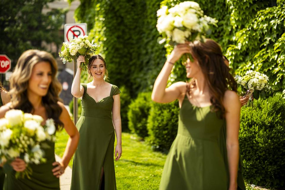 Candid Bridesmaids