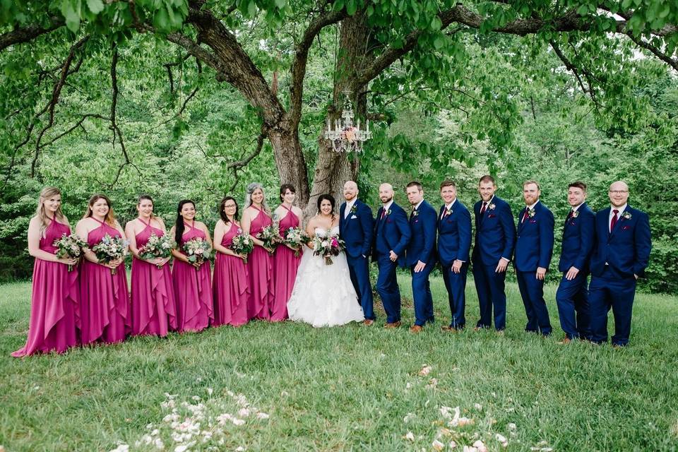 Ceremony under a tree