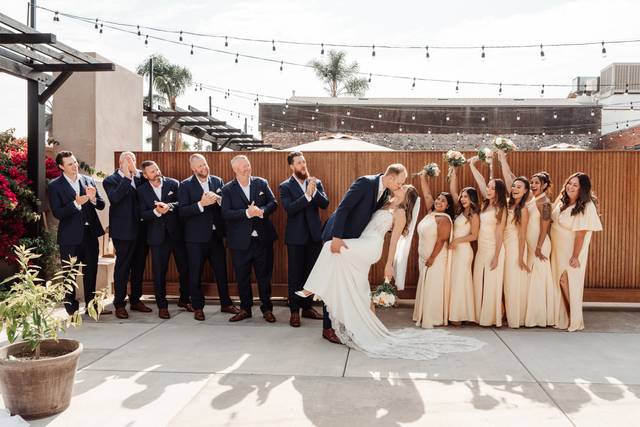 Bridal Party celebrating