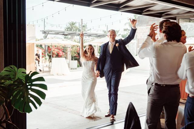 Bride and Groom entrance