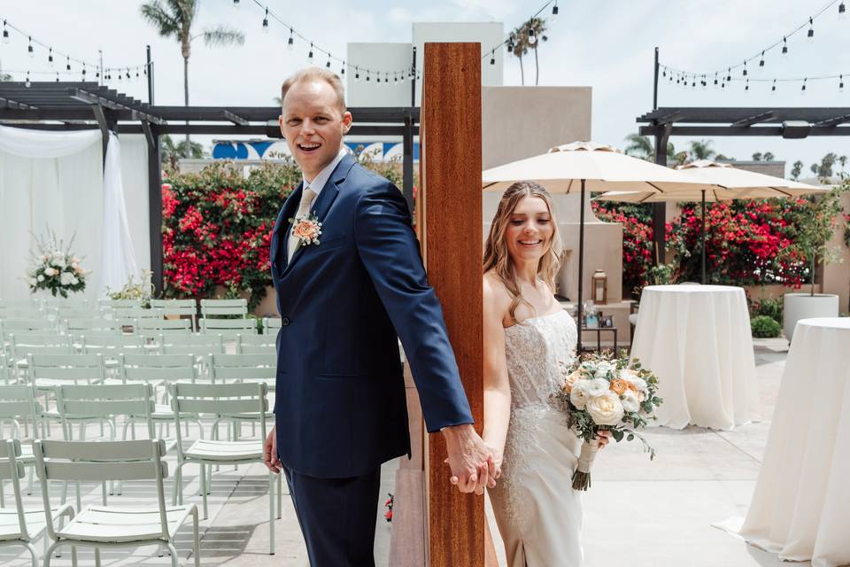 Couple first look
