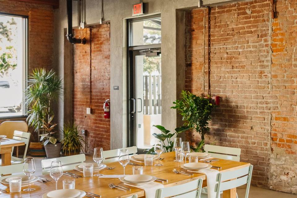 Reception Dinner in Main Space