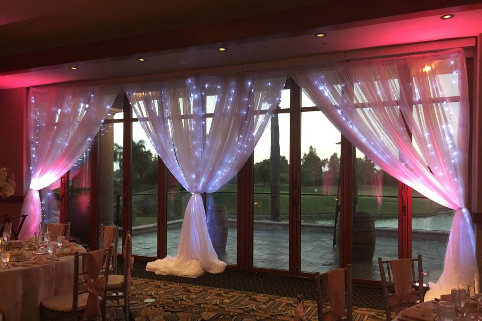 Infuse Designs Lighting & Draping Decor