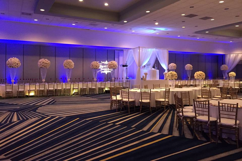 Reception setup