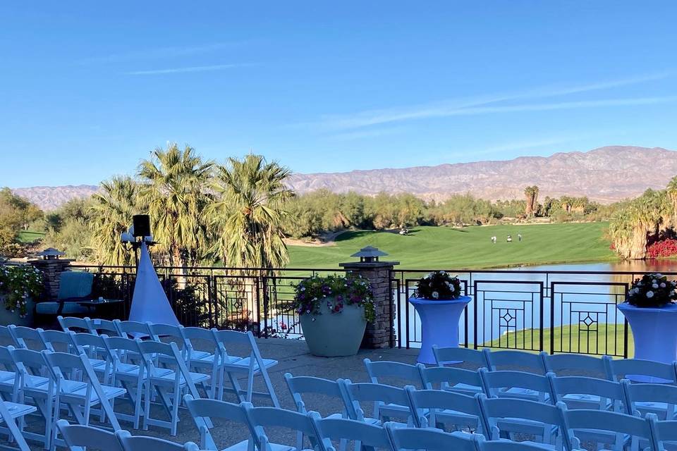 Ceremony setup