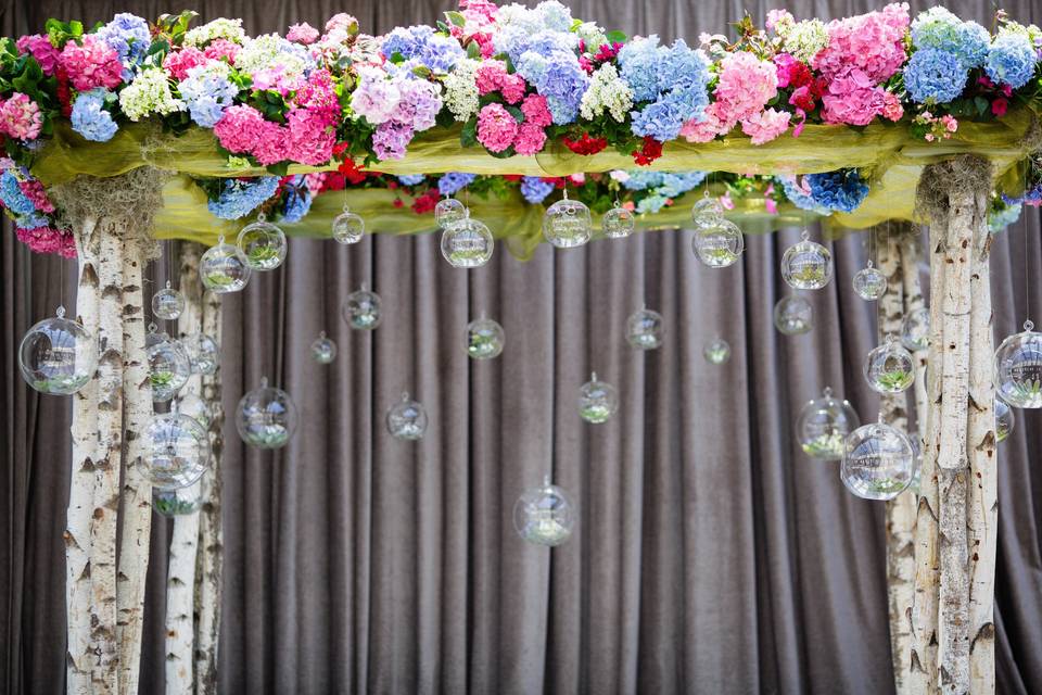 The floral altar