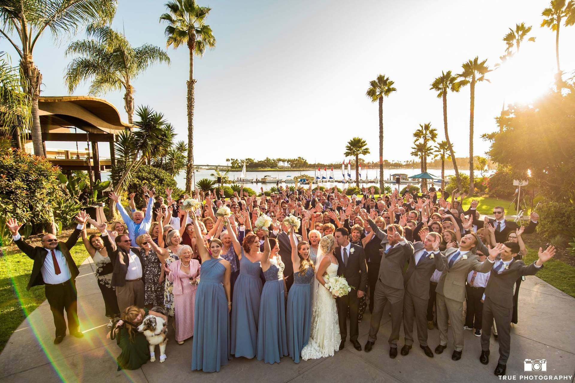 paradise point resort wedding