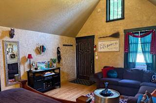 Lounge and entry view