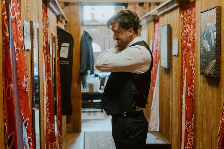 Groomsmen at the Bunkhouse.