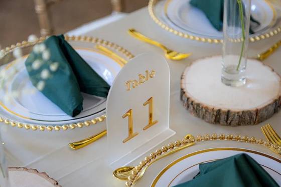 Reception Decor Close Up