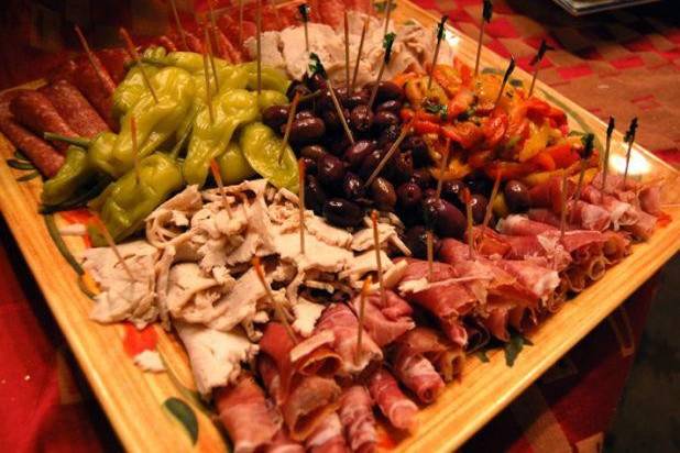 Rosti's Tuscan antipasto platter -- a real crowd-pleaser and a perfect buffet centerpiece