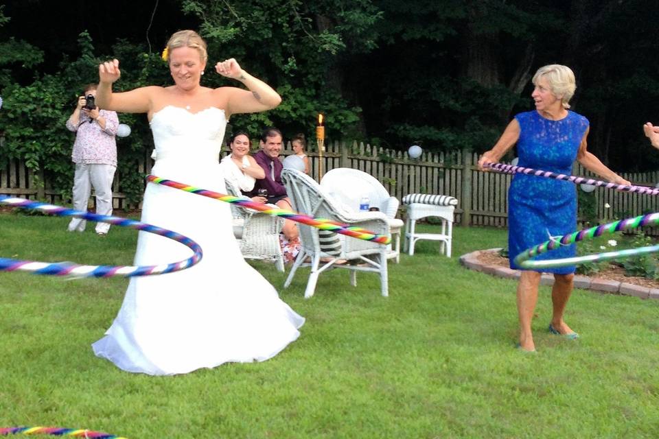 Bride Hoola Hooping