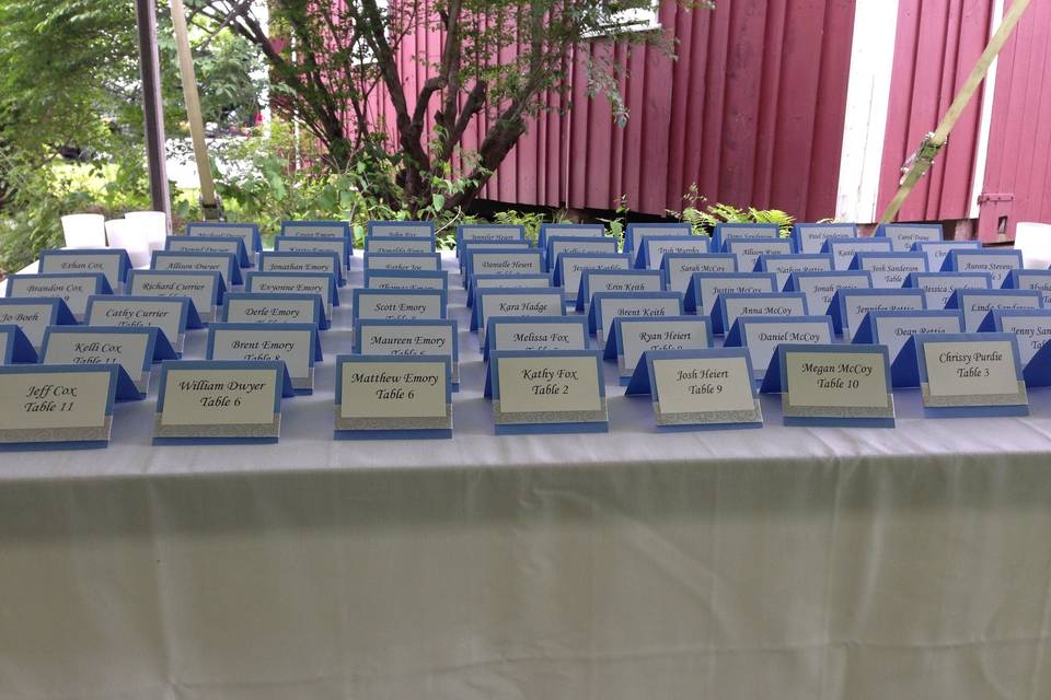 Escort Cards