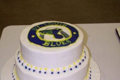 St Louis Blues Groom's Cake