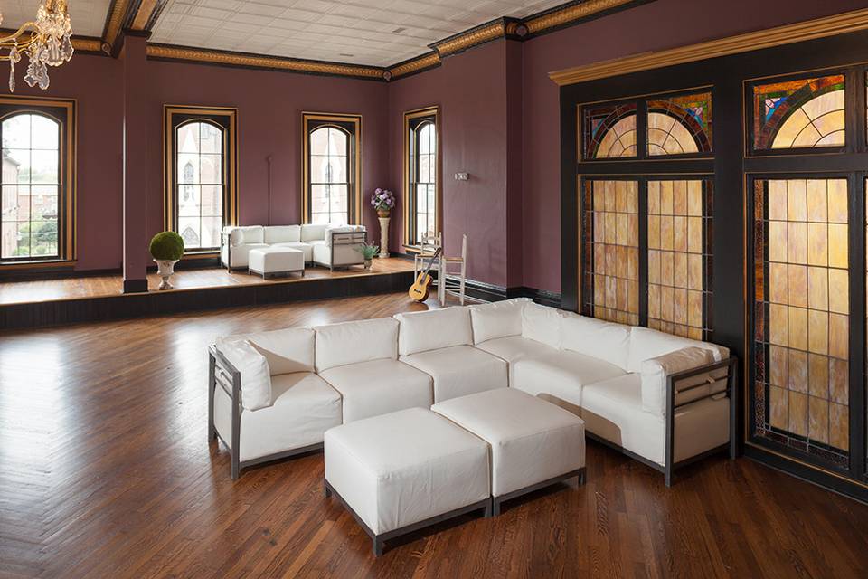 Axis Modular Furniture, White Leather