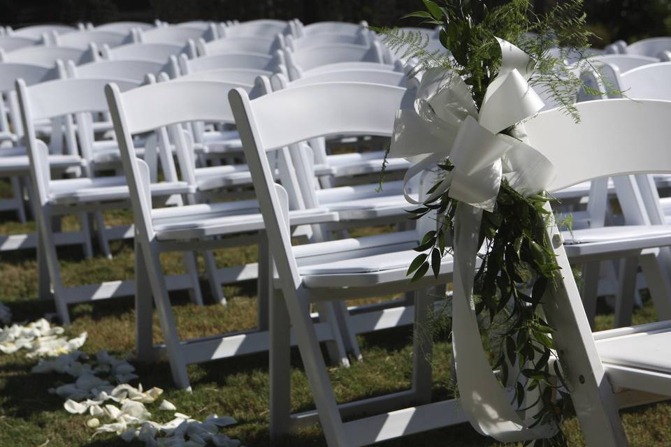 White Garden Chairs