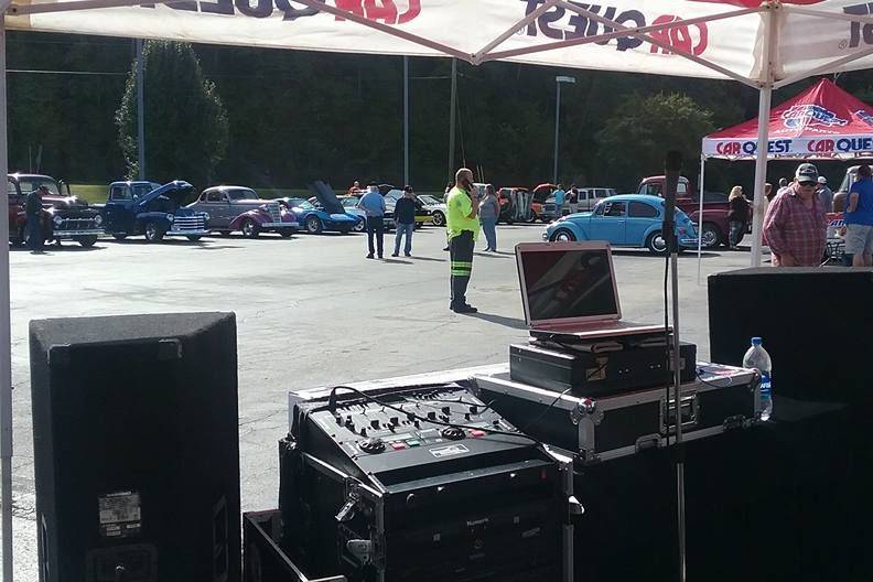 DJ set-up