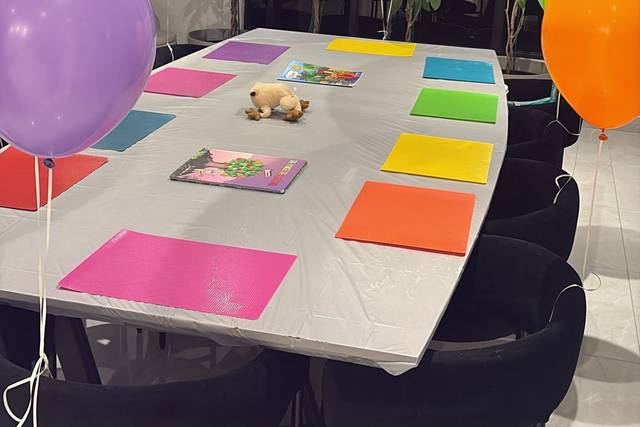 Simple activity set up table