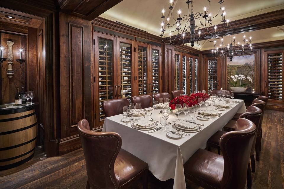 Private Wine Cellar Dinner