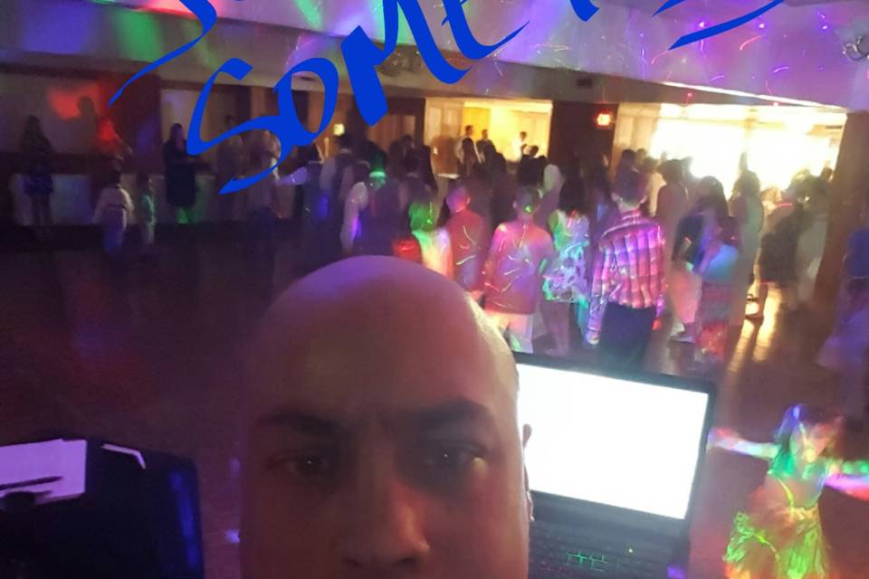 From the DJ booth