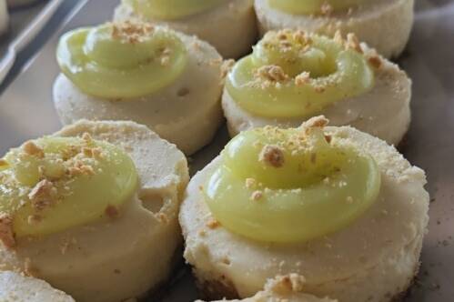 Key lime cheesecake