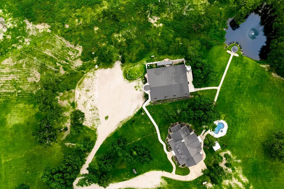Ariel View of Property
