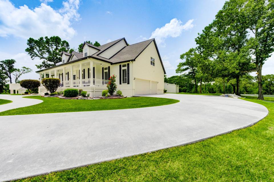 Driveway of the Home