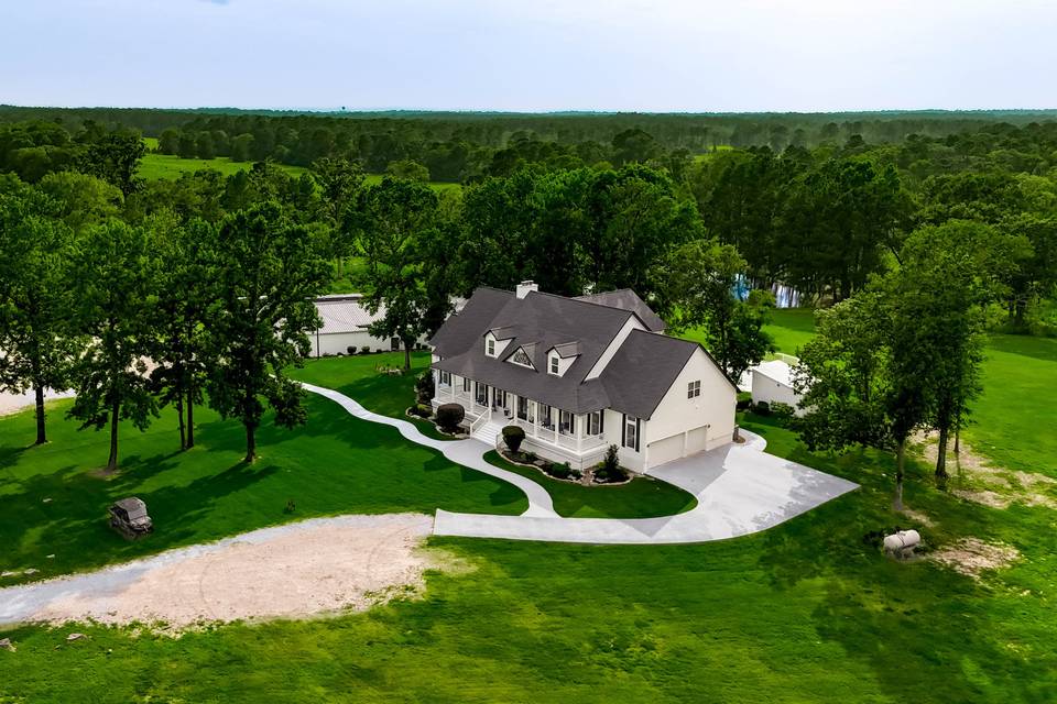 Ariel View of Property