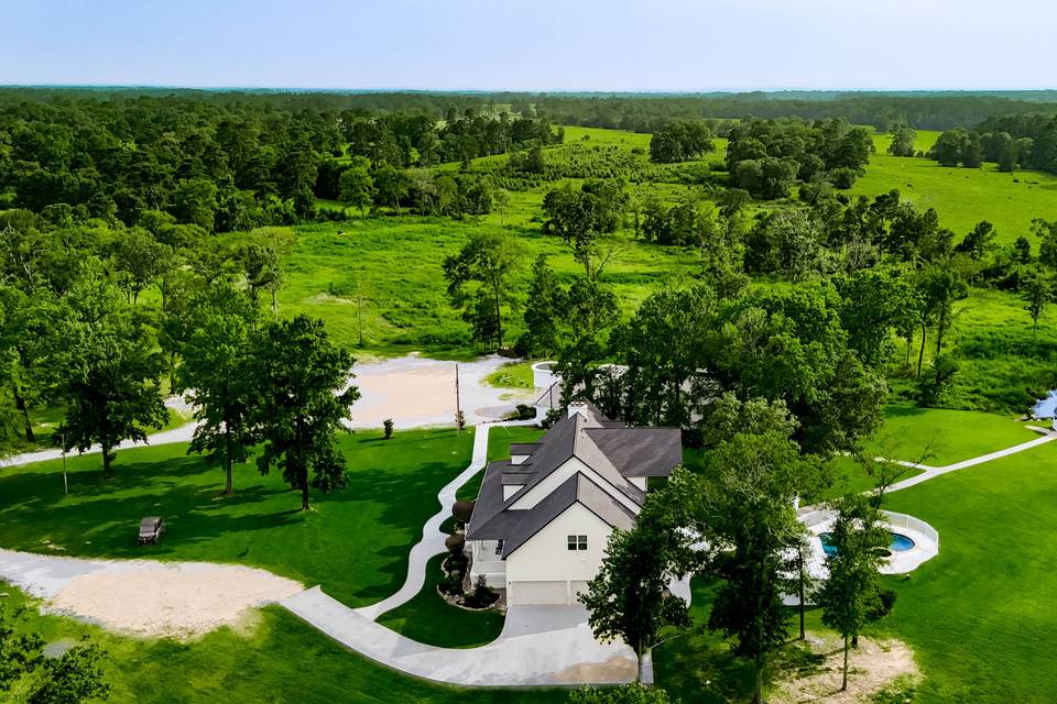 Ariel View of Property