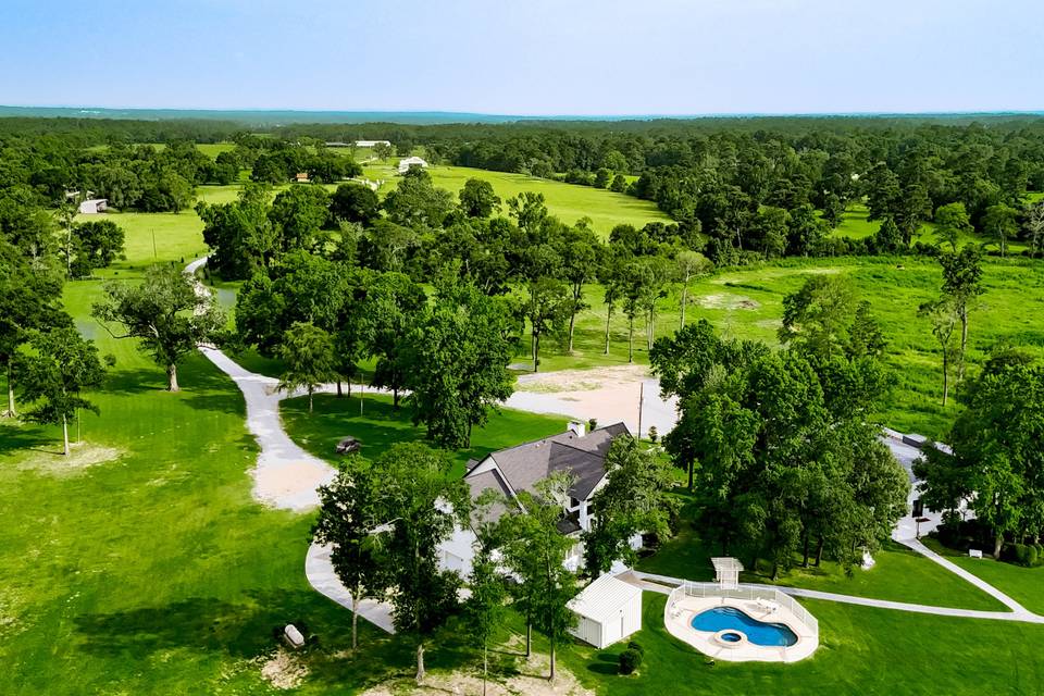 Ariel View of Property