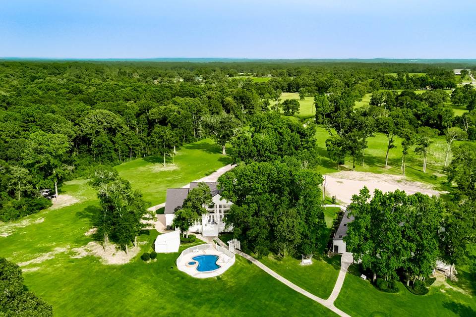 Ariel View of Property