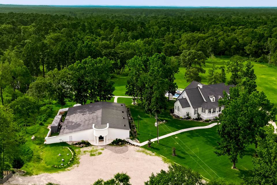 Ariel View of Property