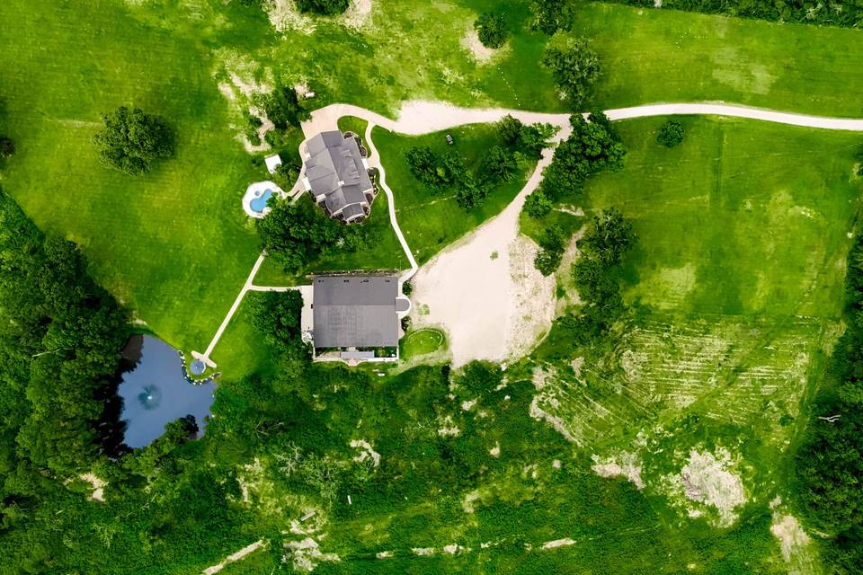 Ariel View of Property